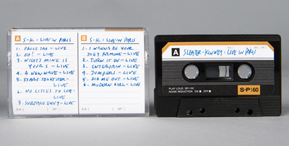 sleater-kinney cassette tape
